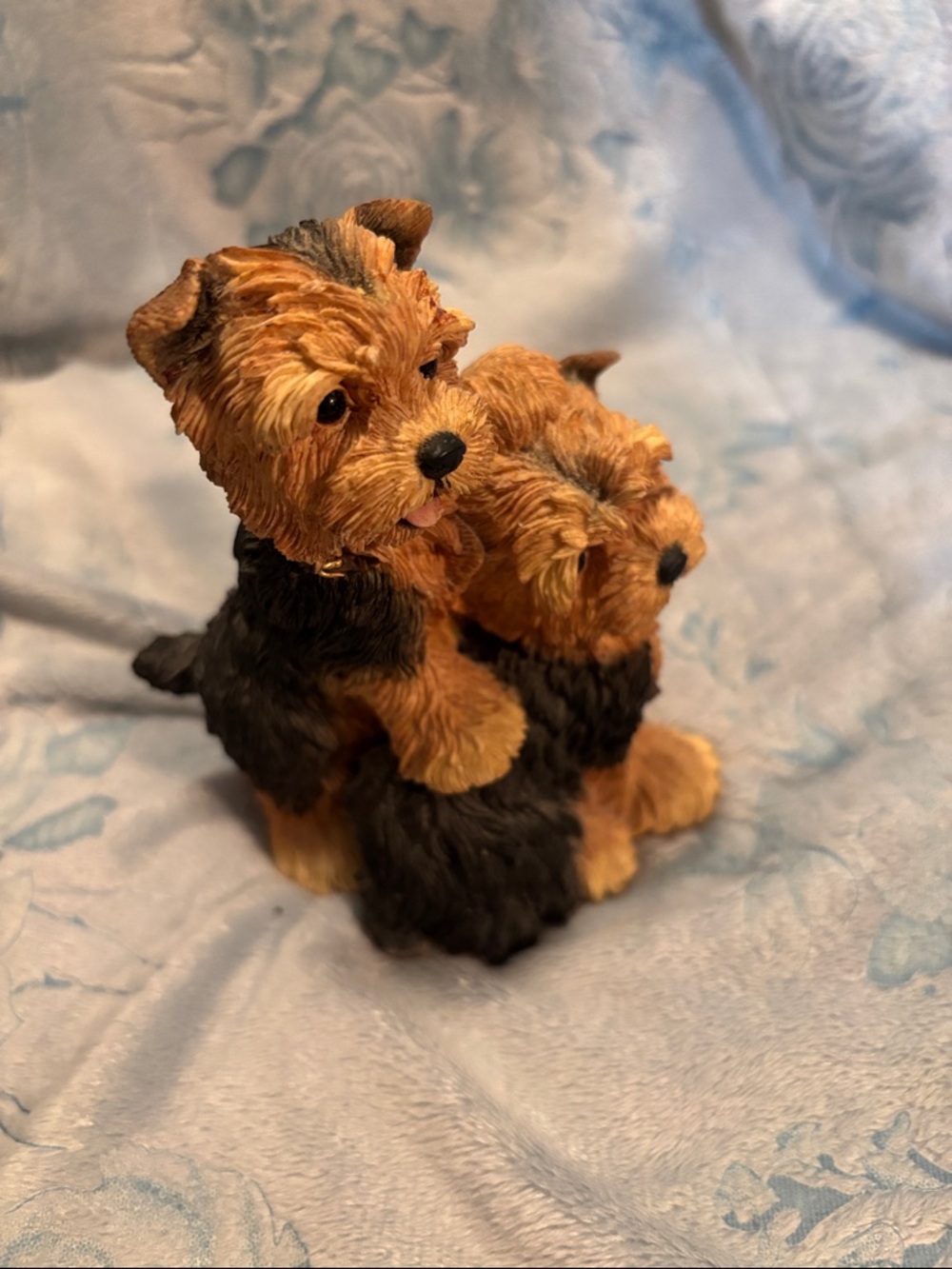 Yorkshire Terrier Dog Figurine - Brown & Black - Picture 4 of 6